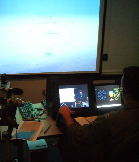 Photo of user participating in testing